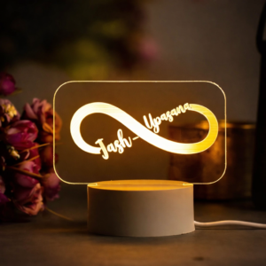 Infinity Script Acrylic Night Lamp