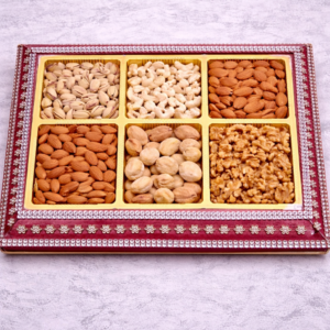 Festive Dry Fruit Tray Gift Hamper