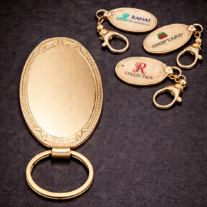 Custom Brand Logo Metal Keychain