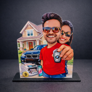 Personalised Couple Caricature Standee