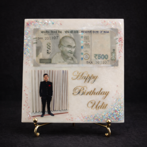 Personalised Resin Money Photo Frame for Birthday Gifting